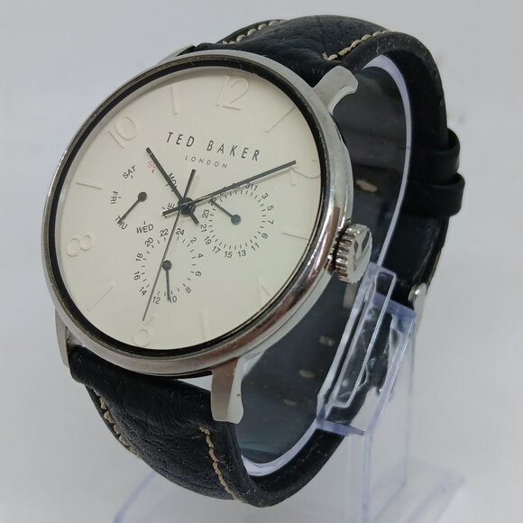 Ted Baker TE50623003 "James" Men's 42mm Ivory Dial Multifunction Watch - Picture 1 of 11